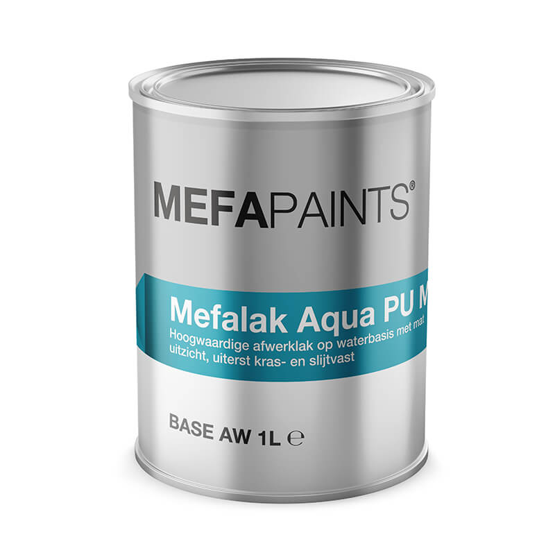 MEFAPAINTS Mefalak Aqua PU Mat 1L hr